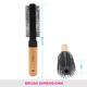 Vega Round Brush (E8 - RB) 88 gm - Hair Brushes