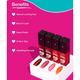 Swiss Beauty Craze Bite Me Liquid Hydrating Tint with Dewy Finish 1-Juicy Peach 4 ml - Lip Stains & Tints