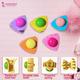 Majestique Stylish Premium Matte Plastic Hair Clutcher, Claw Clip, For Women, Girl Multicolor 5's - Hair Clips/Bands