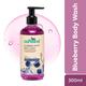 Mcaffeine Blueberry Blast Body Wash with Fruity Fresh Blueberry Aroma, Deep Cleansing for Soft Skin - 300 ml - Shower Gels & Body Wash
