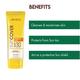 Jovees Sandalwood Natural Sun Cover (SPF 30) 100 gm - Body Sunscreen