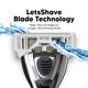 LetsShave Pro 6 Plus Razor Blades - Men 4's - Razors & Cartridges