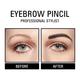 Matt Look Eyebrow Pencil Professional Stylist For Long lasting Matte Makeup Look, Coco Brown-04 1.2 gm - Kajal & Kohls