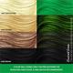 2.Oh! Semi Permanent Hair Color 100 ml each - Emerald Green 2's - Crème