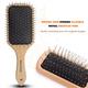 Majestique Premium Wooden Metal Pin Brush, Eco Friendly Wooden Hair Brush with Metal Pin Bristles 1's - Hair Brushes