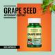 Morpheme Remedies Grape Seed 500 mg Veg Capsule 60's - Herbal Dietary Supplement