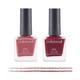 Colorsoul Bliss Vegan Nail Enamel, Ballerina Pink, Candy Floss, B05, B04 (Pack of 2 x 8 ml) 1's - Nail Polish
