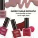 Faces Canada Ultime Pro Splash Mini Nail Enamel, Floral Dream + Royal Ruby + Cherry Blast + Watermelon, 20ml 4's - Nail Polish