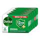 Dettol Original Soap - 12Hr Protective Shiled (Pack of 6 X 150 g) - Soaps