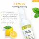 Globus Naturals Refreshing Lemon Fairness Foaming Face Wash With Silicon Face Massage Brush 150 ml - Face Wash & Cleansers