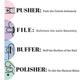 Bronson Professional Glass nail Shiner & Filer 1's - Nail Care