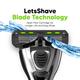 LetsShave Pro 4 Razor Blades - Men 12's - Razors & Cartridges