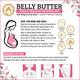 Mom & World Belly Butter - Mango and Cocoa Butter 100 gm - Baby Skin Care