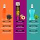 Dorall Collection Cuban Dreams + Love You Like Crazy + Blue Safe Body Mist Set 3's - Men Perfumes (Edt/Edp)