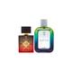 Ajmal Amber Magic EDP Spicy Aromatic Perfume And Bastion EDP Woody Aromatic Perfume 200 ml - Men Perfumes (Edt/Edp)