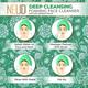 NEUD Deep Cleansing Foaming Face Cleanser With Activated Charcoal and Aloe Vera 150 ml - Skin-Treatment