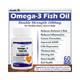 Healthvit Omega-3 Fish Oil 1000mg Double Strength 160mg EPA 120mg-Capsules 60's - Omega Fish Oil Fatty Acids