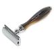 Truefitt and Hill Faux Horn Double Edge Chrome Wellington Safety Razor Essential Grooming Collection For Men 1's - Razors & Cartridges