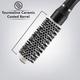 Vega Professional Ceramix Shine Blow Dry Round Brush (25mm Hair Brush) (VPPHB-01) 1's - Hair Brushes