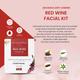 Glamveda Red Wine Advance Anti Ageing Combo Gift PackReduces Signs Of Ageing 1's - Makeup Kits & Sets