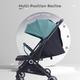 R for Rabbit Pocket Air Stroller Stroller - Green Black 1's - Baby Safety