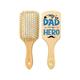 Allure Personalised Paddle Hair Brush Superhero Dad Print 1's - Hair Brushes