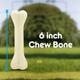 Purepet Pressed Chew Bones, Dog Treats, 6 inches - Pack of 4 Bones 360 gm - Petfood