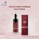 Lafz Apple Cider Vinegar Foaming Face Wash With Built - In Face Brush 100 ml - Scrubs & Exfoliants