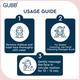 GUBB Facial Cleansing Massager Brush with USB, Silicone Face Scrubber 1's - Massagers