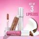 Insight Cosmetics Hydrating Gloss 11 gm 3's - Lip Glosses