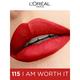 L'Oreal Paris Rouge Signature Matte Liquid Lipstick,115 I Am Worth It 7 Gm - Lipsticks