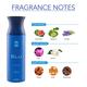 Ajmal Blu & Sacred Love & Wisal Dahab Deodorant Spray - For Men & Women (Pack Of 3) 200 ml - Perfumes (Edt/Edp)