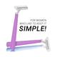 Summer By Zlade Sensation II Twin-Blade Hair Removal Razor For Women 5's - Shaving & Hair Removal