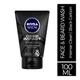 Nivea Men Deep Impact Face & Beard Wash - Intense Clean 100 gm - Face Wash & Cleansers