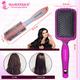 Majestique Professional Paddle and Round Hair Brush Set for Blow Drying and Styling - Multicolor 2's - Hair Brushes