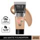 FACES CANADA 3in1 All Day Hydra Matte Foundation + Moisturizer + SPF 30 Medium Natural 022 15 ml - Foundation