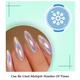 Nails On Board Handmade Press On Gel Nails- Holographic White 50 gm - Nail Care
