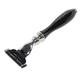 Truefitt and Hill Faux Ebony Mach 3 Shaving Razor Chrome Wellington Essential Grooming Collection For Men 1's - Razors & Cartridges