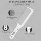 Vega Professional Clipper Comb for Salon with Anti-Static, Hair Cutting Combs Great for Barbering and Styling, White (VPPCC-01) 1's - Hair Brushes
