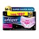 Whisper Super Absorbent Period Panty (M-L)(60-100 cm) 18's - Panty Liners