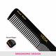 Vega Graduated Dressing Hair Comb for Men and Women, Black (VC2HMBC-121) 2's - Hair Combs