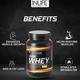 Inlife Raw Whey Protein Powder - Unflavoured 1 kg - Whey Proteins