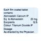CUTIN 20 Tablet 10's - High Cholesterol-Dys