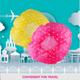 Vega Colourful Shower Cap (SC - 01) 15 gm - Loofahs & Sponges