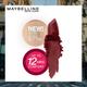 Maybelline New York Color Sensational Creamy Matte Lipstick,607 Red Dy Red 1's - Lipsticks