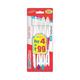 Dentoshine Super Slim Toothbrush Value Pack 100G 4's - Toothbrushes