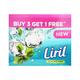 Liril Cooling Mint Soap (Buy 3 Get 1 Free) 125 g - Soaps