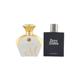 Maryaj M White For Her EDP Floral Fruity Perfume And Maryaj Grey Stone EDP Aromatic Woody Perfume 190 ml - Perfumes (Edt/Edp)