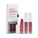 Just Herbs Ayurvedic Liquid Lipstick Kit Set of 3 with Long Lasting, Hydrating - Raspberry Pink, Cinnamon Spice & Rosewood Pink 6ml - Liquid Lipsticks