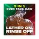 Axe Africa 3 In 1 Body Face & Hair Wash for Men 250 ml - Shower Gels & Body Wash